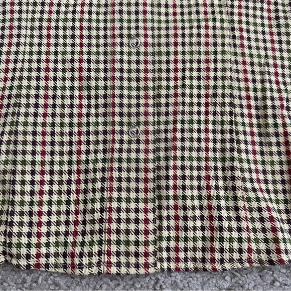 Campagnie Internationale Express Womens Size XS Shepherd Check Plaid Button Up - Picture 5 of 12